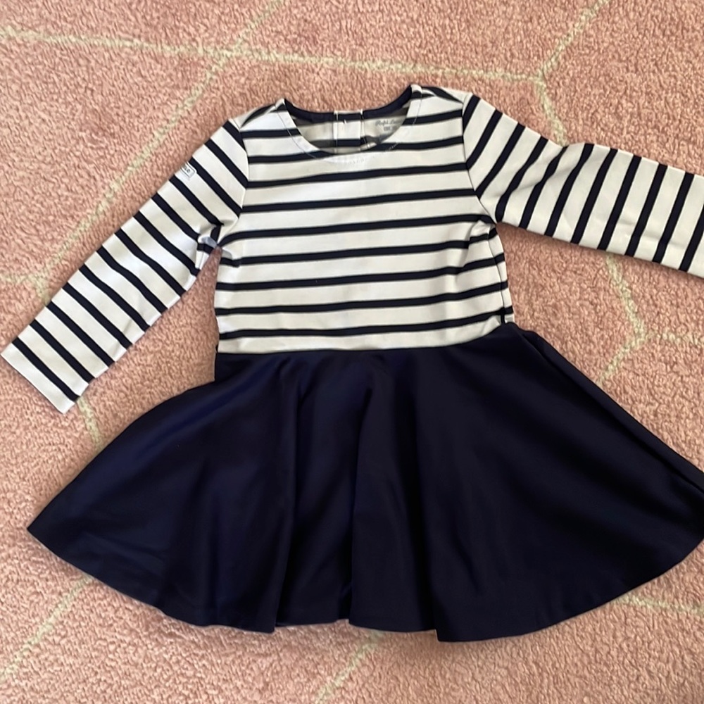 Ralph Lauren Blue and White Dress 18m